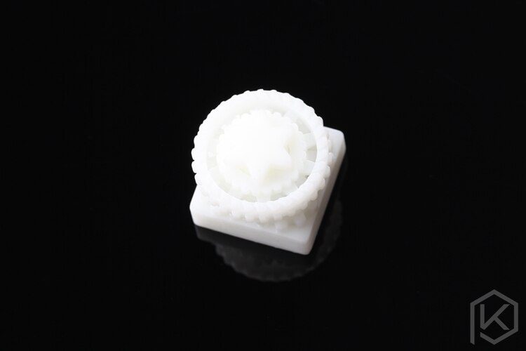 Novelty Shine Through Keycaps 3d printed print printing pla gear turbo custom mechanical keyboards light Cherry MX compatible Novelty Shine Through Keycaps 3d printed print printing pla gear turbo custom mechanical keyboards light Cherry MX compatible