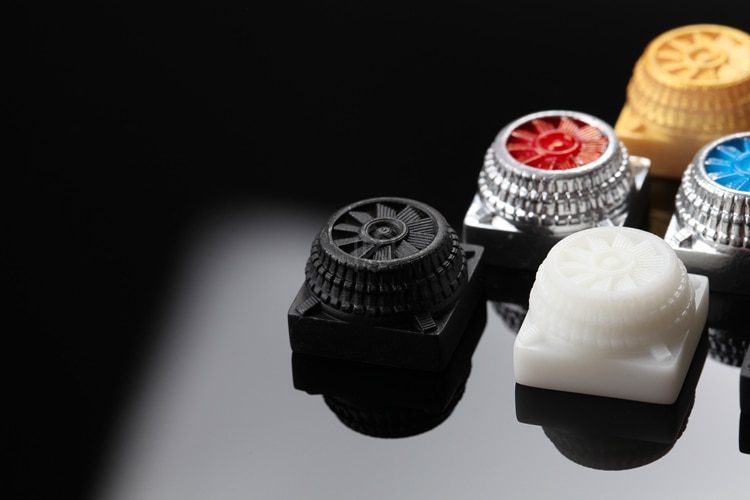 Novelty Shine Through Keycaps 3d printed print printing pla turbine turbo custom mechanical keyboards light Cherry MX compatible Novelty Shine Through Keycaps 3d printed print printing pla turbine turbo custom mechanical keyboards light Cherry MX compatible