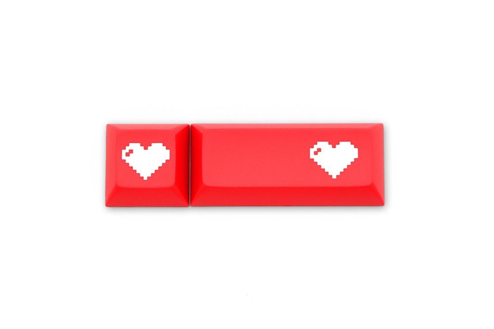 Domikey SA abs doubleshot keycap pixel heart red for oem dsa sa cherry profile poker 87 104 gh60 xd64 xd68 xd84 xd96 xd75 xd87 Domikey SA abs doubleshot keycap pixel heart red for oem dsa sa cherry profile poker 87 104 gh60 xd64 xd68 xd84 xd96 xd75 xd87