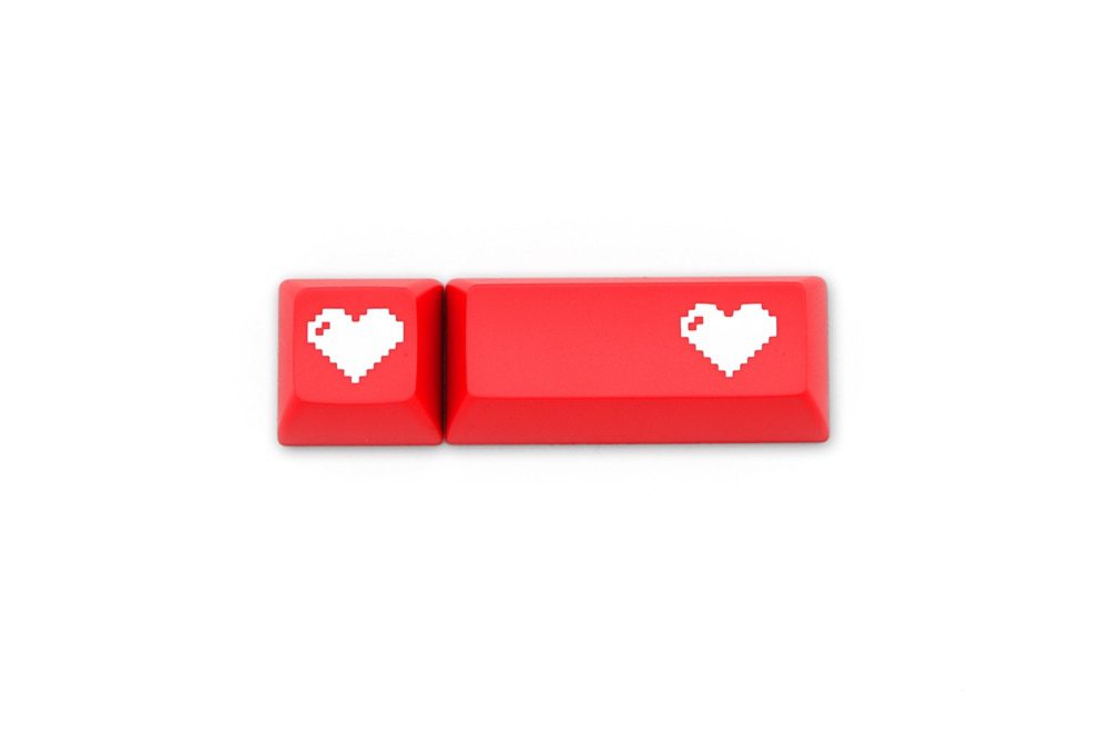 Domikey SA abs doubleshot keycap pixel heart red for oem dsa sa cherry profile poker 87 104 gh60 xd64 xd68 xd84 xd96 xd75 xd87 Domikey SA abs doubleshot keycap pixel heart red for oem dsa sa cherry profile poker 87 104 gh60 xd64 xd68 xd84 xd96 xd75 xd87