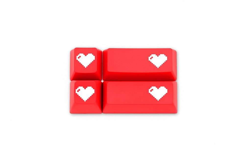 Domikey SA abs doubleshot keycap pixel heart red for oem dsa sa cherry profile poker 87 104 gh60 xd64 xd68 xd84 xd96 xd75 xd87 Domikey SA abs doubleshot keycap pixel heart red for oem dsa sa cherry profile poker 87 104 gh60 xd64 xd68 xd84 xd96 xd75 xd87