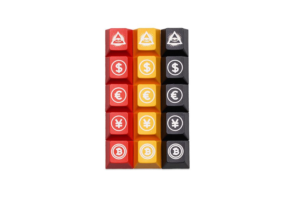 Novelty Eye of Providence All seeing Eye Dollar Euro Yen B Coin profile dip dye Laser pbt keycap for keyboard ESC r1 1x Red Novelty Eye of Providence All seeing Eye Dollar Euro Yen B Coin profile dip dye Laser pbt keycap for keyboard ESC r1 1x Red