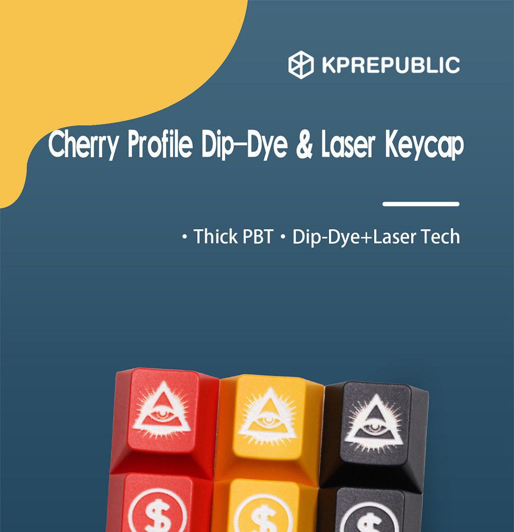 Novelty Eye of Providence All seeing Eye Dollar Euro Yen B Coin profile dip dye Laser pbt keycap for keyboard ESC r1 1x Red Novelty Eye of Providence All seeing Eye Dollar Euro Yen B Coin profile dip dye Laser pbt keycap for keyboard ESC r1 1x Red