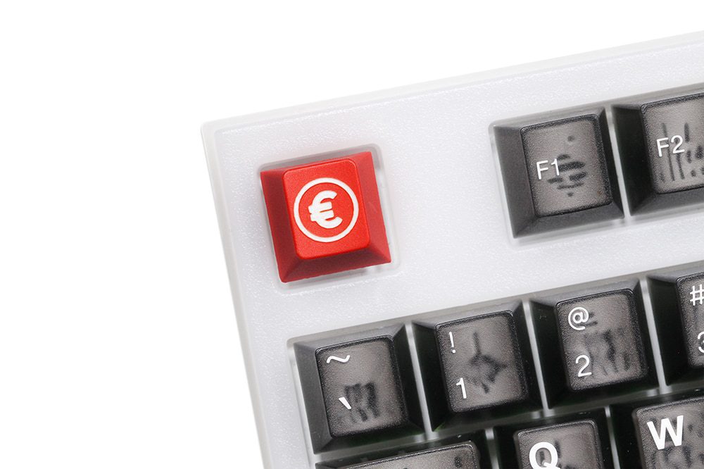 Novelty Eye of Providence All seeing Eye Dollar Euro Yen B Coin profile dip dye Laser pbt keycap for keyboard ESC r1 1x Red Novelty Eye of Providence All seeing Eye Dollar Euro Yen B Coin profile dip dye Laser pbt keycap for keyboard ESC r1 1x Red