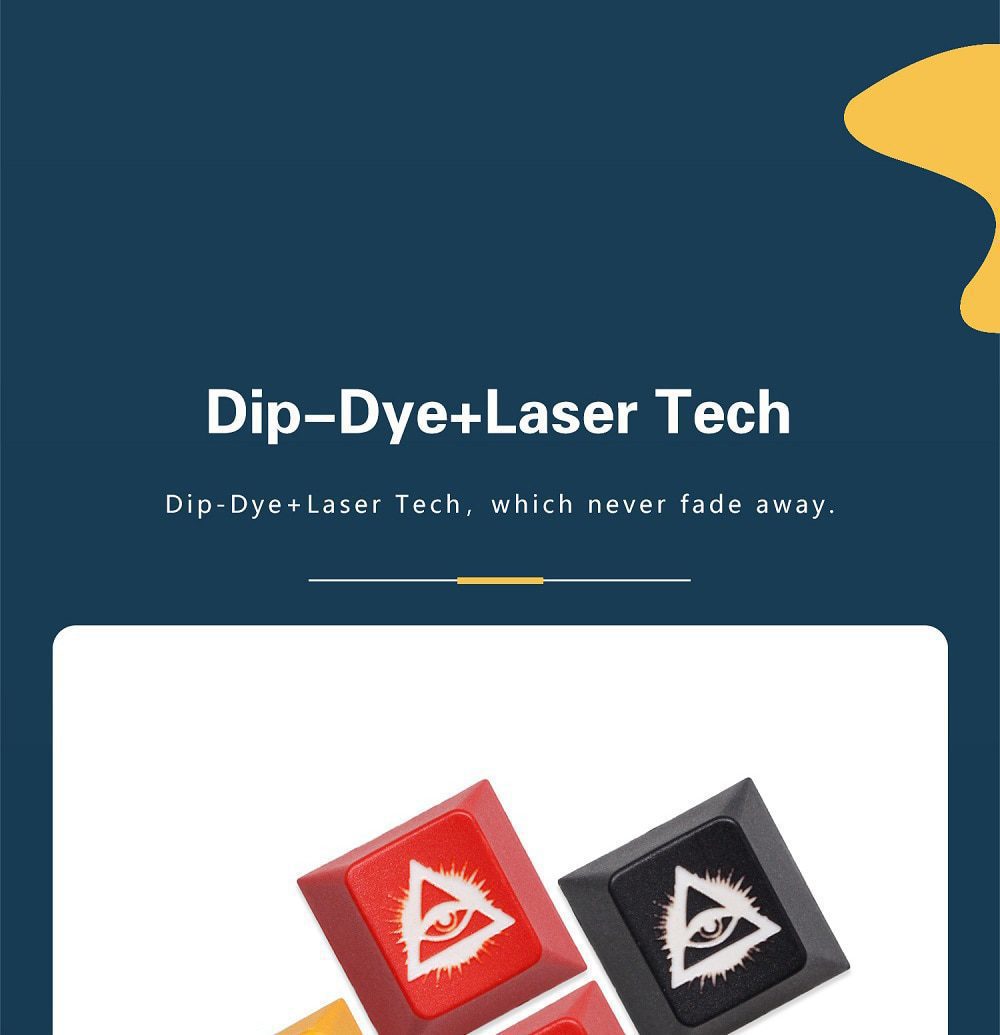 Novelty Eye of Providence All seeing Eye Dollar Euro Yen B Coin profile dip dye Laser pbt keycap for keyboard ESC r1 1x Red Novelty Eye of Providence All seeing Eye Dollar Euro Yen B Coin profile dip dye Laser pbt keycap for keyboard ESC r1 1x Red