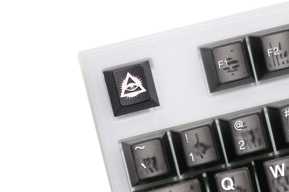 Novelty Eye of Providence All seeing Eye Dollar Euro Yen B Coin profile dip dye Laser pbt keycap for keyboard ESC r1 1x Red Novelty Eye of Providence All seeing Eye Dollar Euro Yen B Coin profile dip dye Laser pbt keycap for keyboard ESC r1 1x Red