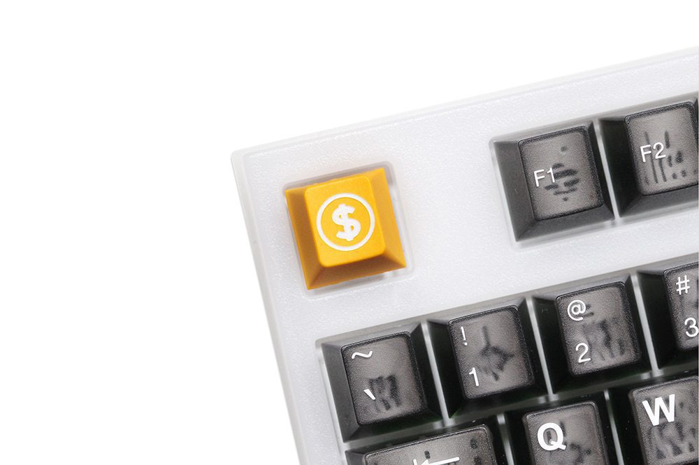 Novelty Eye of Providence All seeing Eye Dollar Euro Yen B Coin profile dip dye Laser pbt keycap for keyboard ESC r1 1x Red Novelty Eye of Providence All seeing Eye Dollar Euro Yen B Coin profile dip dye Laser pbt keycap for keyboard ESC r1 1x Red