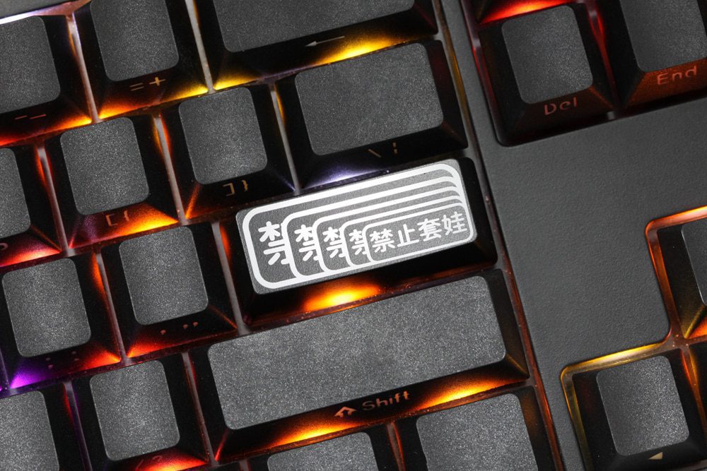 Novelty Shine Through Keycaps ABS Etched Shine-Through No nesting dolls black red custom mechanical keyboard enter backspace Novelty Shine Through Keycaps ABS Etched Shine-Through No nesting dolls black red custom mechanical keyboard enter backspace