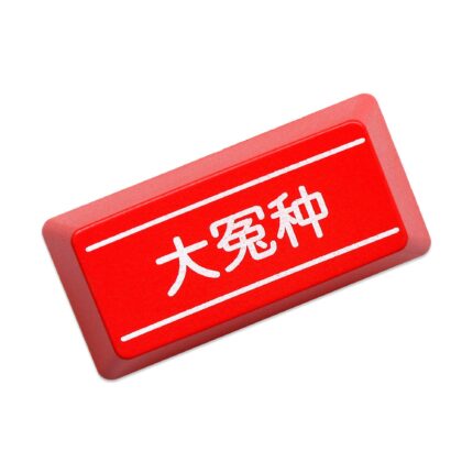 Novelty Shine Through Keycaps ABS Laser Etched back lit black red Enter Backspace OEM Profile Big Sucker