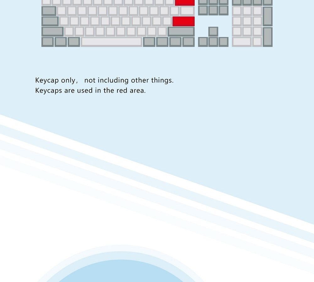 Novelty Shine Through Keycaps ABS Laser Etched back lit black red Enter Backspace OEM Profile Big Sucker