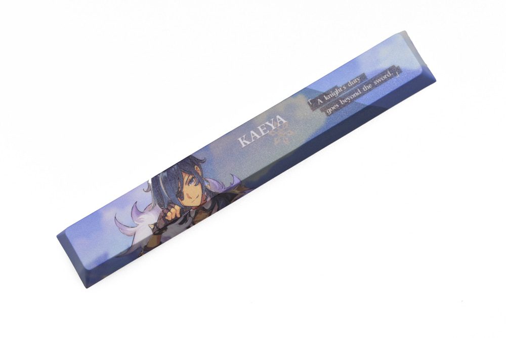 Allover dye subbed Keycap Novelty 6.25u spacebar pbt for mechanical keyboard Genshin Impact Diona Jean YanFei YunJin Goroou Allover dye subbed Keycap Novelty 6.25u spacebar pbt for mechanical keyboard Genshin Impact Diona Jean YanFei YunJin Goroou