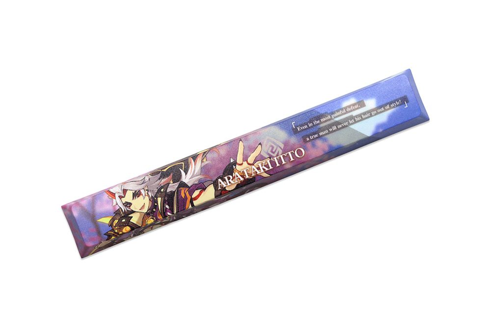 Allover dye subbed Keycap Novelty 6.25u spacebar pbt for mechanical keyboard Genshin Impact Diona Jean YanFei YunJin Goroou Allover dye subbed Keycap Novelty 6.25u spacebar pbt for mechanical keyboard Genshin Impact Diona Jean YanFei YunJin Goroou