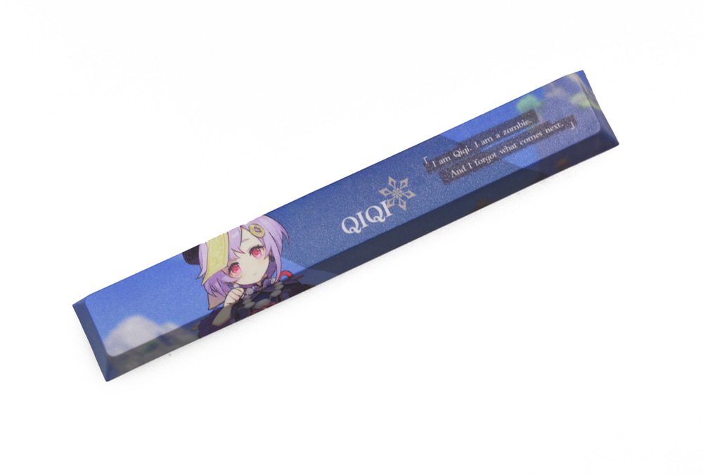 Allover dye subbed Keycap Novelty 6.25u spacebar pbt for mechanical keyboard Genshin Impact Diona Jean YanFei YunJin Goroou Allover dye subbed Keycap Novelty 6.25u spacebar pbt for mechanical keyboard Genshin Impact Diona Jean YanFei YunJin Goroou