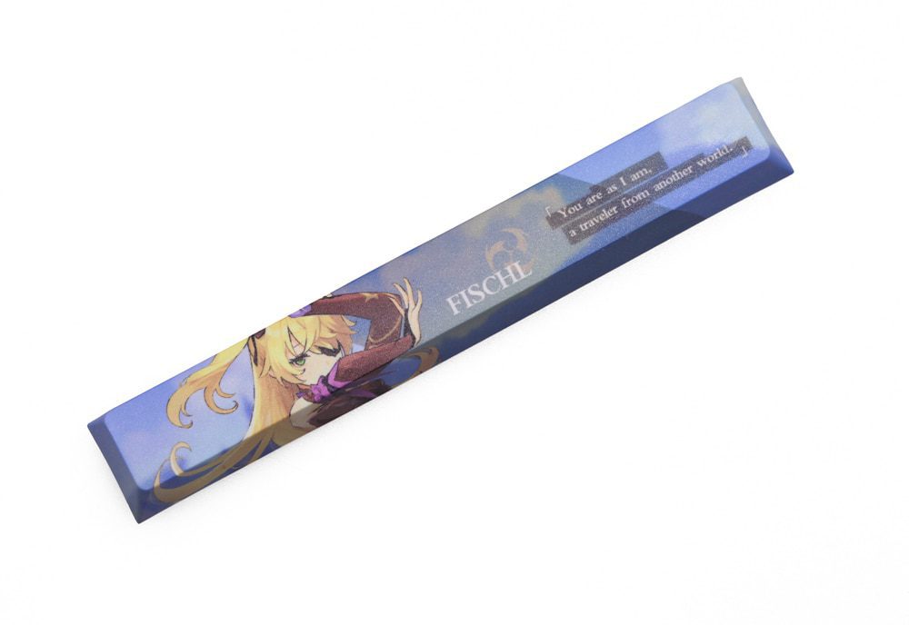 Allover dye subbed Keycap Novelty 6.25u spacebar pbt for mechanical keyboard Genshin Impact Diona Jean YanFei YunJin Goroou Allover dye subbed Keycap Novelty 6.25u spacebar pbt for mechanical keyboard Genshin Impact Diona Jean YanFei YunJin Goroou