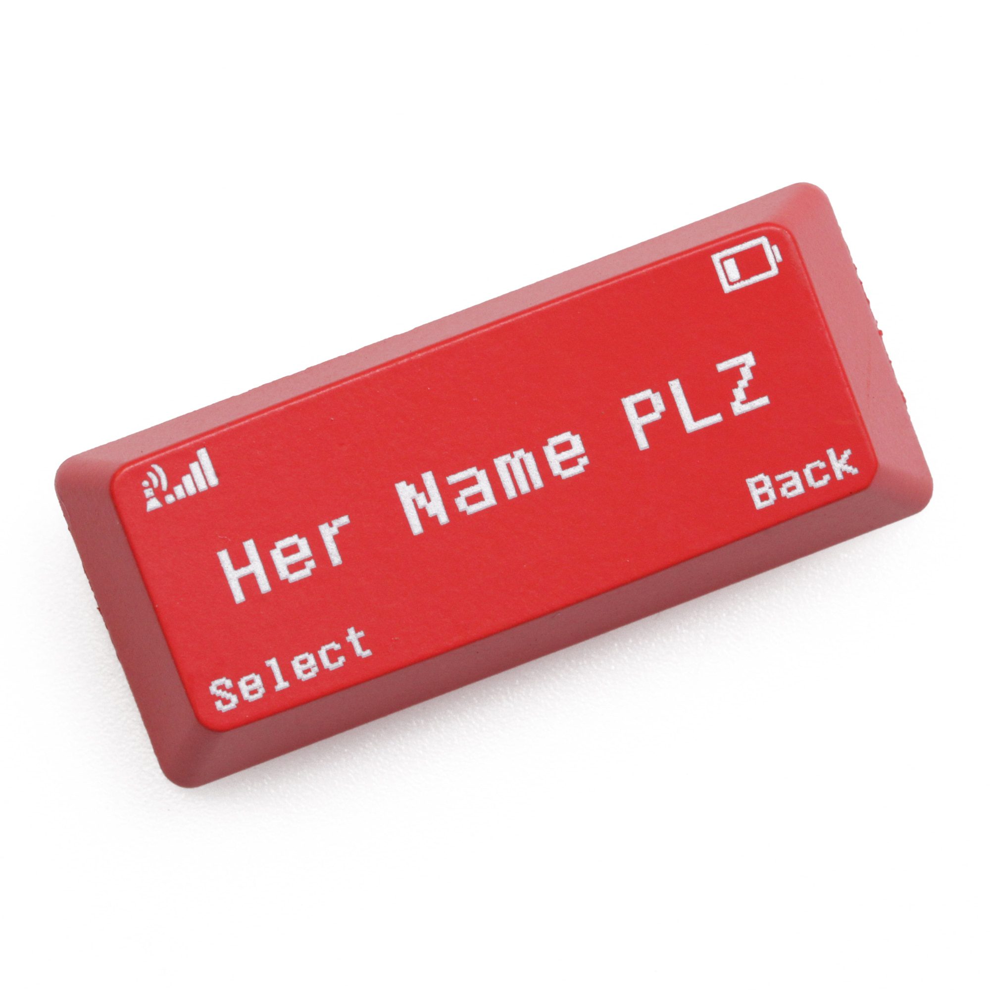 Novelty Shine Through Keycaps ABS Etched back lit black red r1 ESC Doge dog head puppy