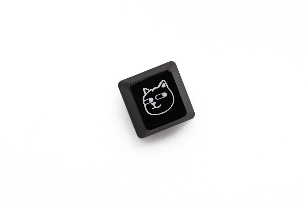 Novelty Shine Through Keycaps ABS Etched back lit black red r1 ESC Doge dog head puppy Novelty Shine Through Keycaps ABS Etched back lit black red r1 ESC Doge dog head puppy