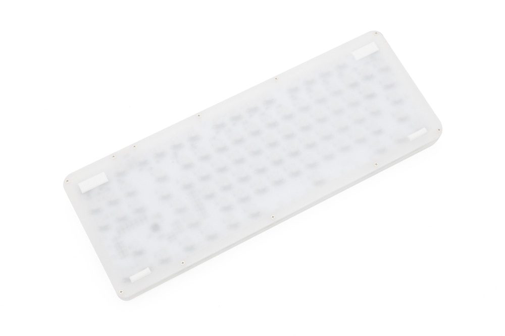 INKC 87 key Mechanical Keyboard 80% 87 TKL PCB Acrylic CASE hot swappable switch support lighting effects with RGB switch led