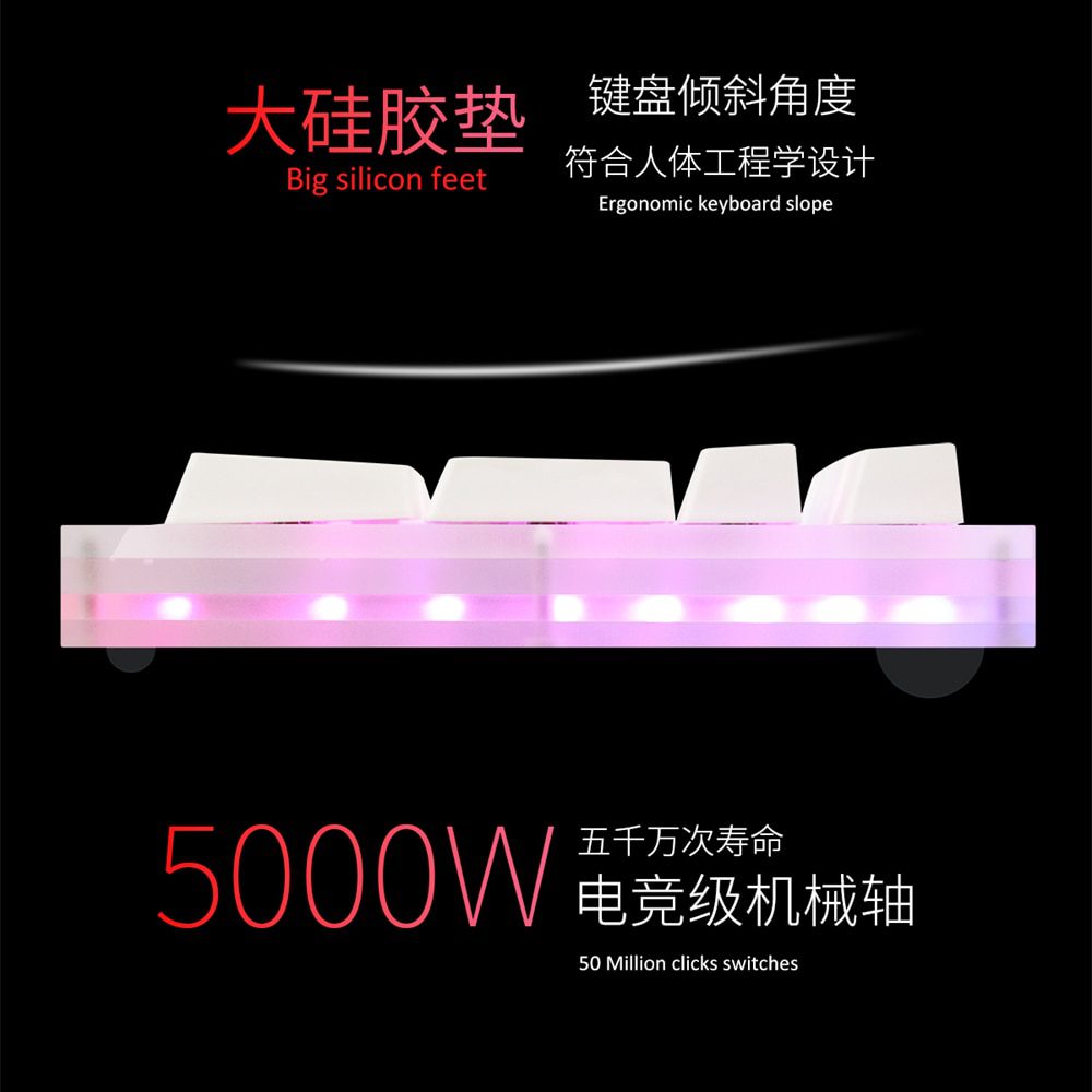 Womier 98 key K98 Mechanical Keyboard 98 PCB CASE hot swappable switch support lighting effects with RGB switch led Womier 98 key K98 Mechanical Keyboard 98 PCB CASE hot swappable switch support lighting effects with RGB switch led