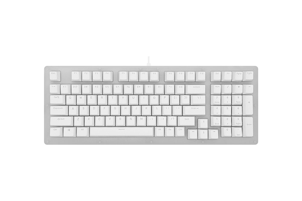 Womier 98 key K98 Mechanical Keyboard 98 PCB CASE hot swappable switch support lighting effects with RGB switch led Womier 98 key K98 Mechanical Keyboard 98 PCB CASE hot swappable switch support lighting effects with RGB switch led