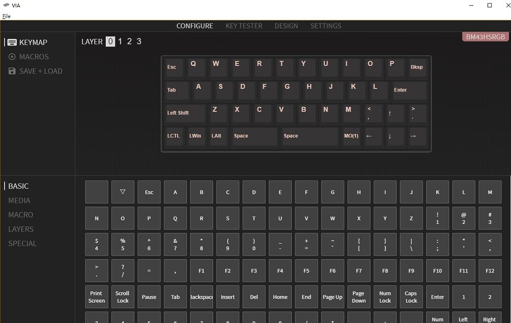 bm43 RGB 43 keys 40% Custom Mechanical Keyboard PCB programmed VIA qmk firmware with rgb bottom underglow hot swapping switch bm43 RGB 43 keys 40% Custom Mechanical Keyboard PCB programmed VIA qmk firmware with rgb bottom underglow hot swapping switch