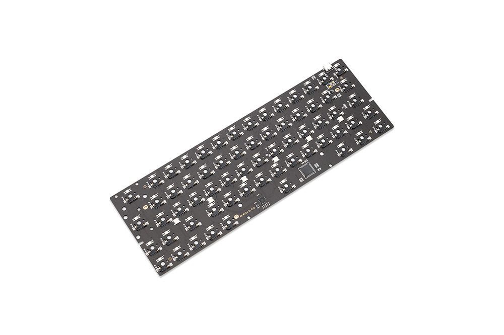 bm60 iso bm60rgb UK EU rgb 60% gh60 hot swappable Custom Mechanical Keyboard qmk firmware rgb underglow type c  PCB programmed