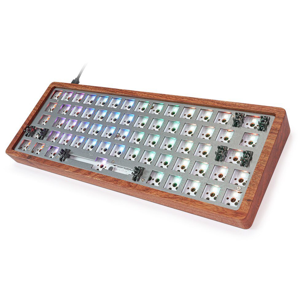 gk61x gk61 60% mechanical keyboard rgb switch led hot swapping socket type c pcb case with split spacebar software program gk61x gk61 60% mechanical keyboard rgb switch led hot swapping socket type c pcb case with split spacebar software program
