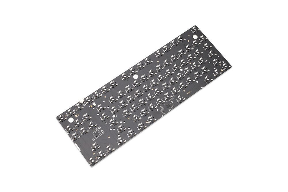 bm80 bm80rgb 80% rgb hot swappable Custom Mechanical Keyboard PCB programmed full rgb switch underglow type c qmk VIA firmware