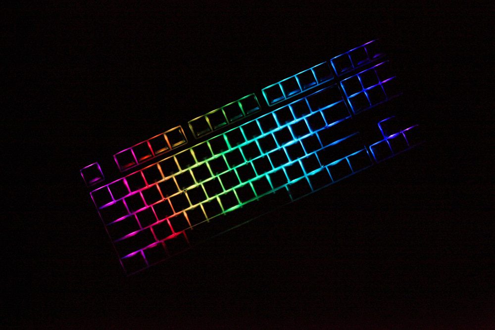 bm80 bm80rgb 80% rgb hot swappable Custom Mechanical Keyboard PCB programmed full rgb switch underglow type c qmk VIA firmware