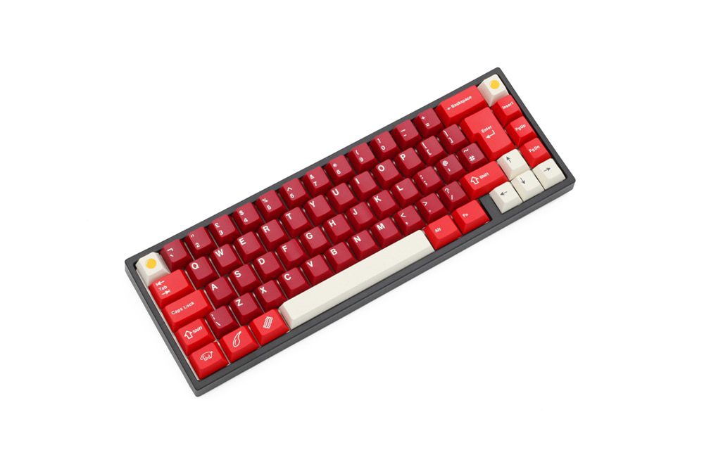 bm65rgb bm65 ISO rgb 65%  hot swappable Custom Mechanical Keyboard PCB programmed qmk VIA firmware rgb switch underglow type c