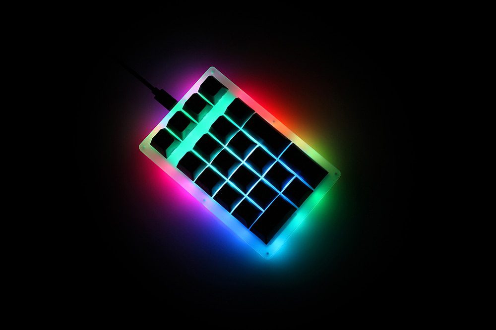 Womier 21 key K21 Mechanical Keyboard kit 20% Numpad PCB CASE hot swappable switch support lighting effects with RGB switch led Womier 21 key K21 Mechanical Keyboard kit 20% Numpad PCB CASE hot swappable switch support lighting effects with RGB switch led