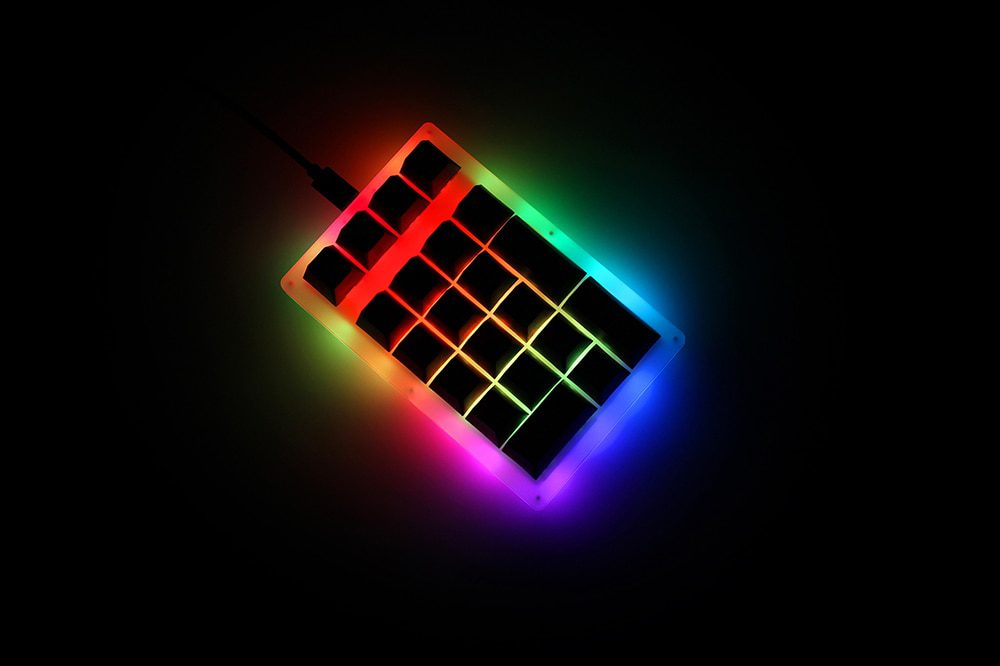 Womier 21 key K21 Mechanical Keyboard kit 20% Numpad PCB CASE hot swappable switch support lighting effects with RGB switch led Womier 21 key K21 Mechanical Keyboard kit 20% Numpad PCB CASE hot swappable switch support lighting effects with RGB switch led