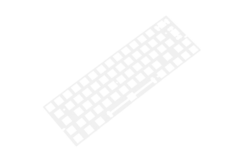 60% PC Plate Plastic Mechanical Keyboard 1,5mm thickness support xd60 xd64 gh60 BM60 ISO with arrow key Transparent Clear color 60% PC Plate Plastic Mechanical Keyboard 1,5mm thickness support xd60 xd64 gh60 BM60 ISO with arrow key Transparent Clear color
