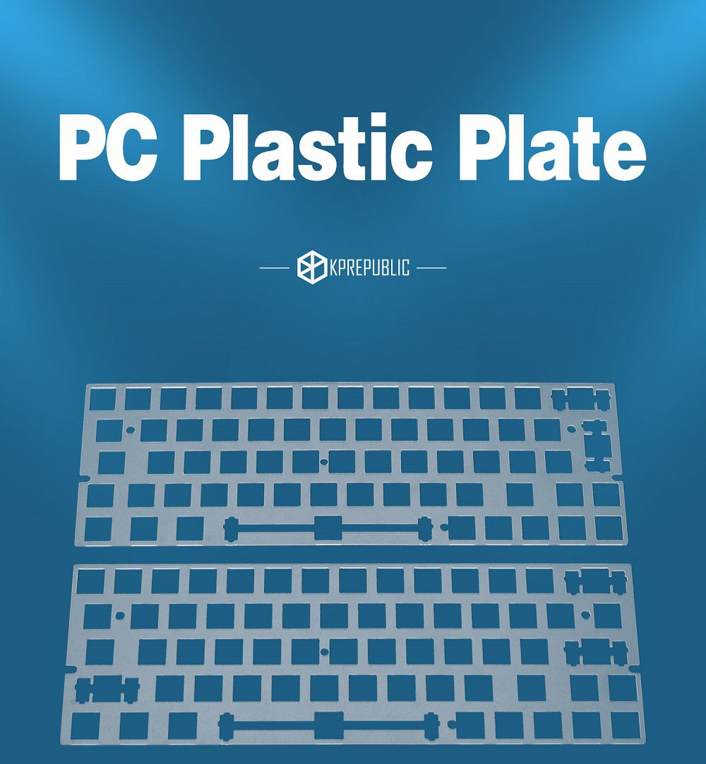 60% PC Plate Plastic Mechanical Keyboard 1,5mm thickness support xd60 xd64 gh60 BM60 ISO with arrow key Transparent Clear color 60% PC Plate Plastic Mechanical Keyboard 1,5mm thickness support xd60 xd64 gh60 BM60 ISO with arrow key Transparent Clear color