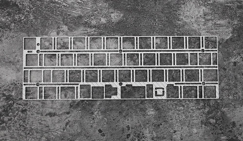 carbon fiber plate for daisy 40% custom keyboard Mechanical Keyboard Plate support daisy 40 alps or mx edition carbon fiber plate for daisy 40% custom keyboard Mechanical Keyboard Plate support daisy 40 alps or mx edition