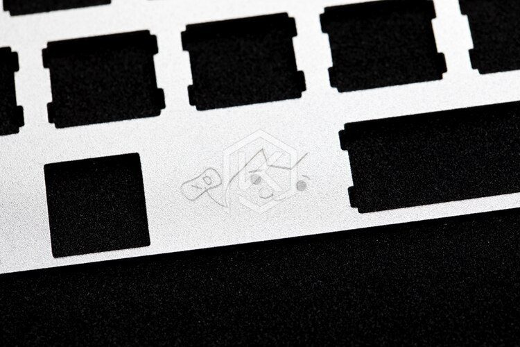 60% Aluminum Mechanical Keyboard Plate support xd60 xd64 gh60 silver color 60% Aluminum Mechanical Keyboard Plate support xd60 xd64 gh60 silver color