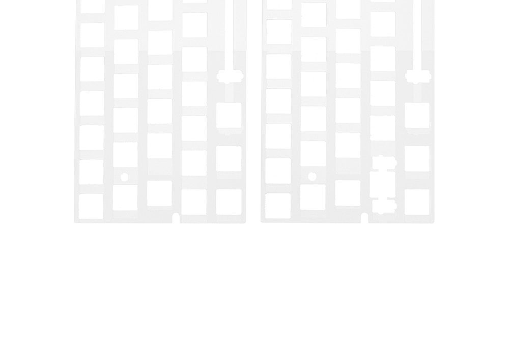 60% PC Plastic Mechanical Keyboard Plate 1,5mm thickness support xd60 xd64 gh60 BM60 ISO with arrow key Transparent Clear color 60% PC Plastic Mechanical Keyboard Plate 1,5mm thickness support xd60 xd64 gh60 BM60 ISO with arrow key Transparent Clear color