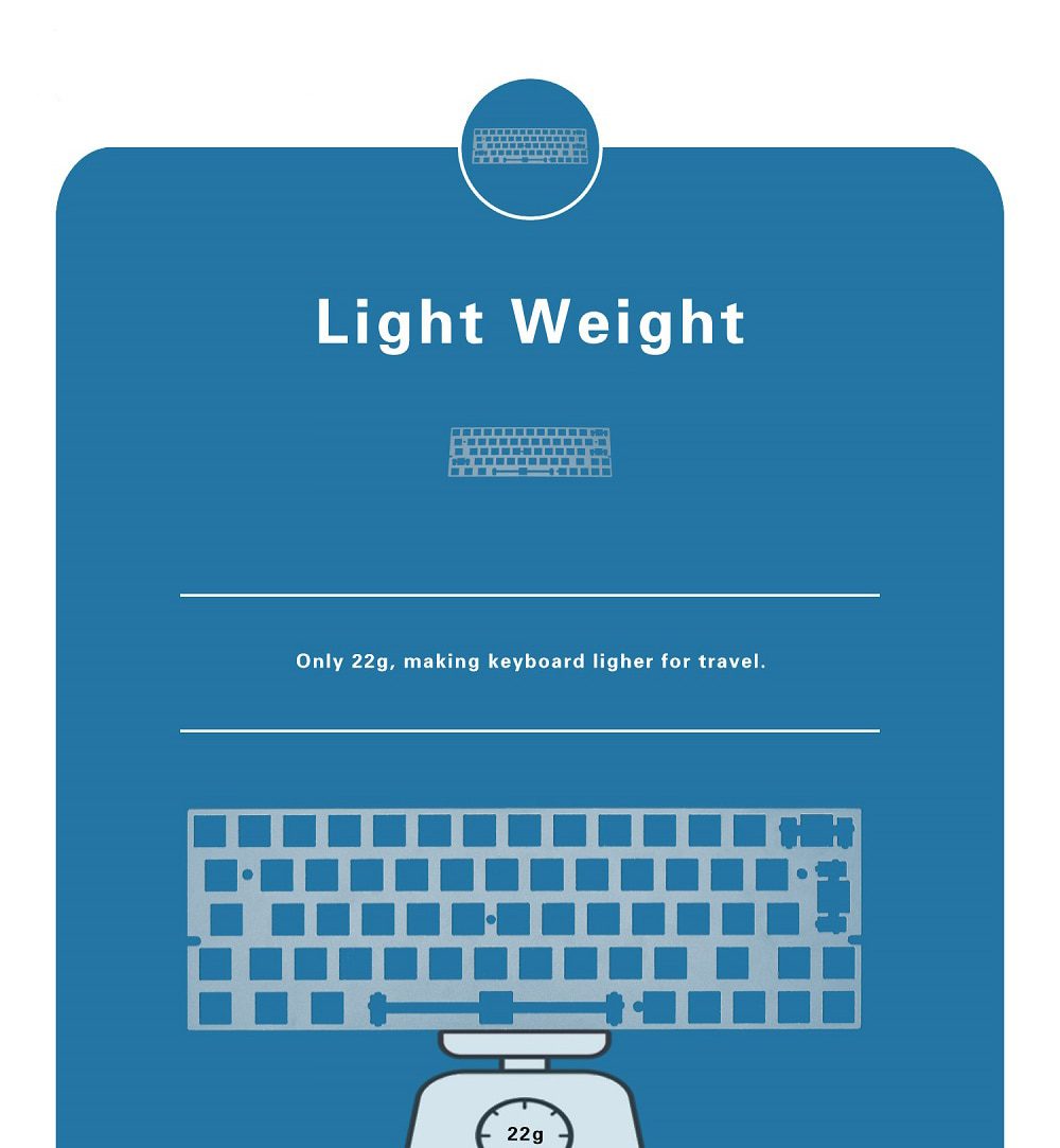 60% PC Plastic Mechanical Keyboard Plate 1,5mm thickness support xd60 xd64 gh60 BM60 ISO with arrow key Transparent Clear color 60% PC Plastic Mechanical Keyboard Plate 1,5mm thickness support xd60 xd64 gh60 BM60 ISO with arrow key Transparent Clear color