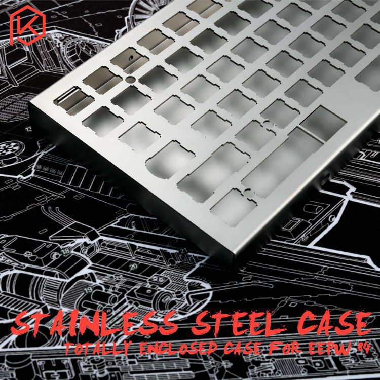 stainless steel bent case for xd84 eepw84 75% custom keyboard enclosed case upper and lower case stainless steel bent case for xd84 eepw84 75% custom keyboard enclosed case upper and lower case