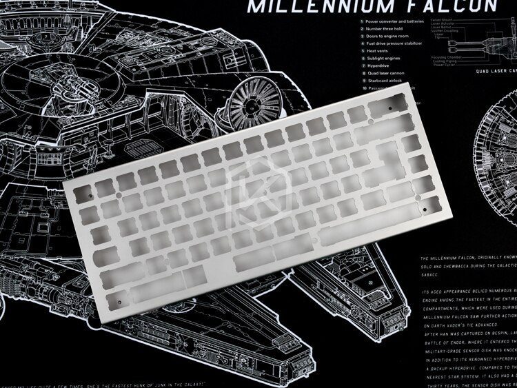 stainless steel bent case for xd84 eepw84 75% custom keyboard enclosed case upper and lower case stainless steel bent case for xd84 eepw84 75% custom keyboard enclosed case upper and lower case