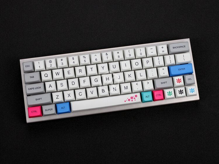 stainless steel case for xd60 xd64 gh60 60% custom keyboard acrylic panels stainless steel case for xd60 xd64 gh60 60% custom keyboard acrylic panels