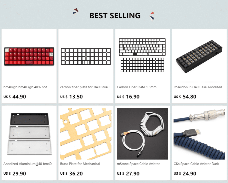 Poseidon PSD40 Case Anodized Aluminium case for custom mechanical keyboard black siver grey Blue Red for JJ40 BM40 BM40 RGB Poseidon PSD40 Case Anodized Aluminium case for custom mechanical keyboard black siver grey Blue Red for JJ40 BM40 BM40 RGB