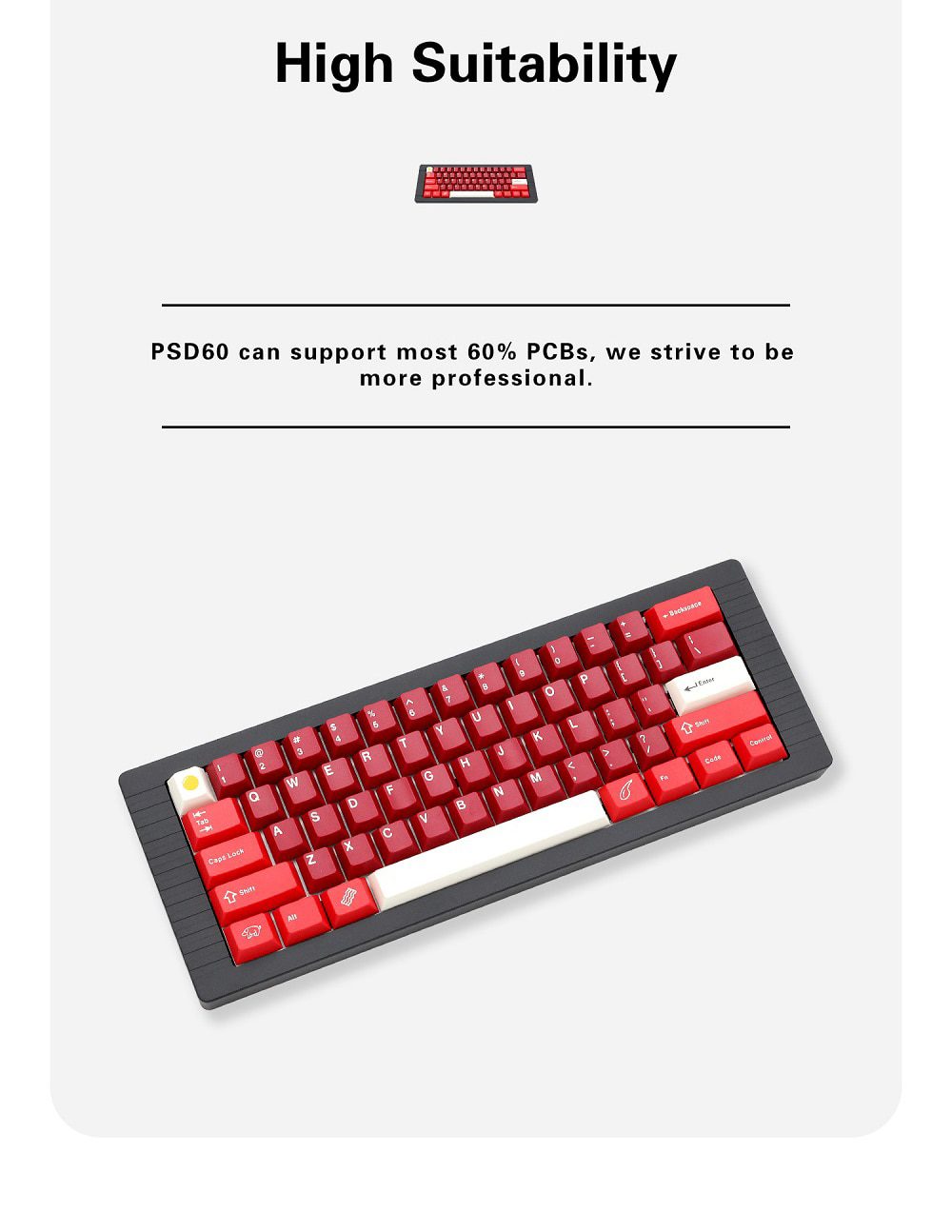 Poseidon PSD60 Defender Case Anodized Aluminium case for custom mechanical keyboard Black Silver Light Grey for gh60 xd60 xd64 Poseidon PSD60 Defender Case Anodized Aluminium case for custom mechanical keyboard Black Silver Light Grey for gh60 xd60 xd64