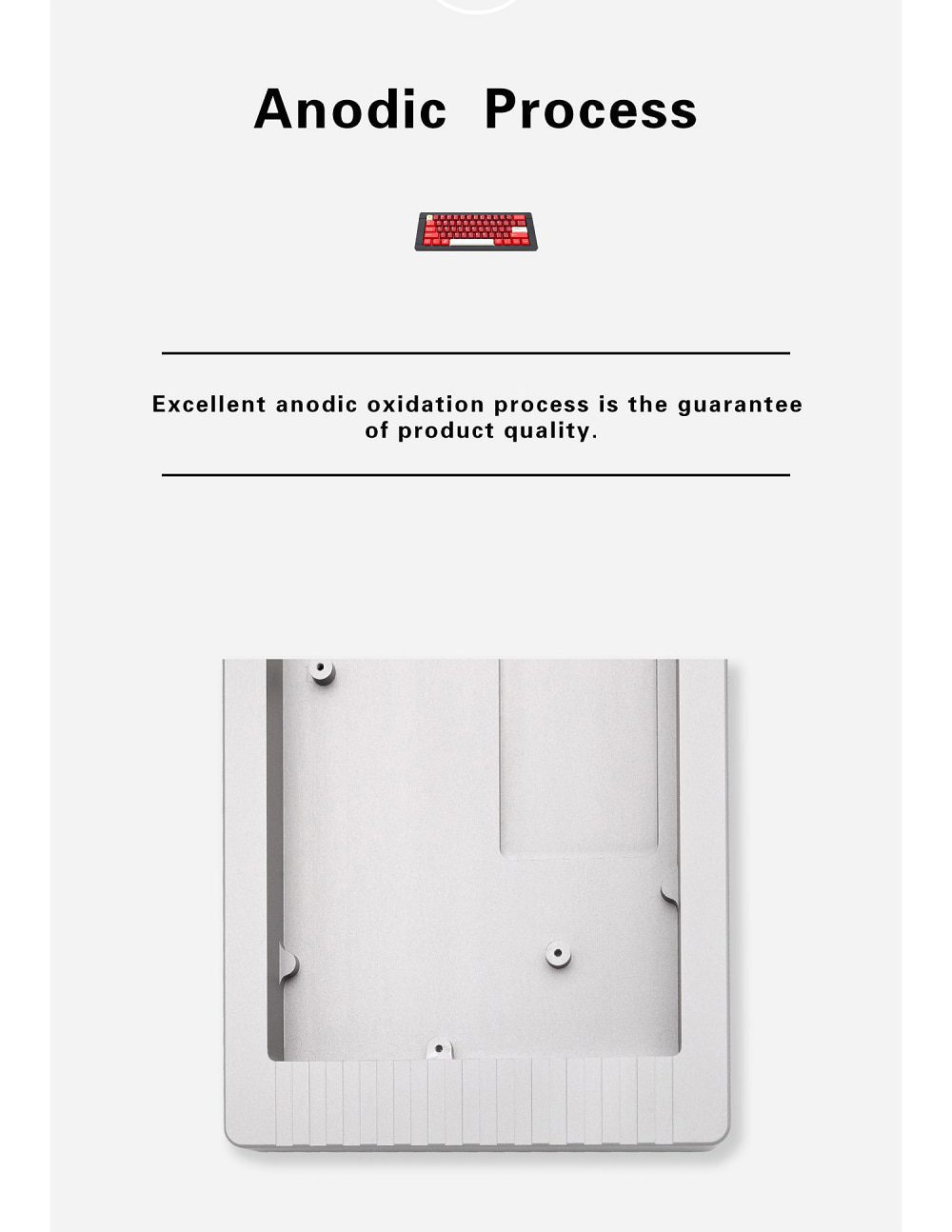 Poseidon PSD60 Defender Case Anodized Aluminium case for custom mechanical keyboard Black Silver Light Grey for gh60 xd60 xd64 Poseidon PSD60 Defender Case Anodized Aluminium case for custom mechanical keyboard Black Silver Light Grey for gh60 xd60 xd64