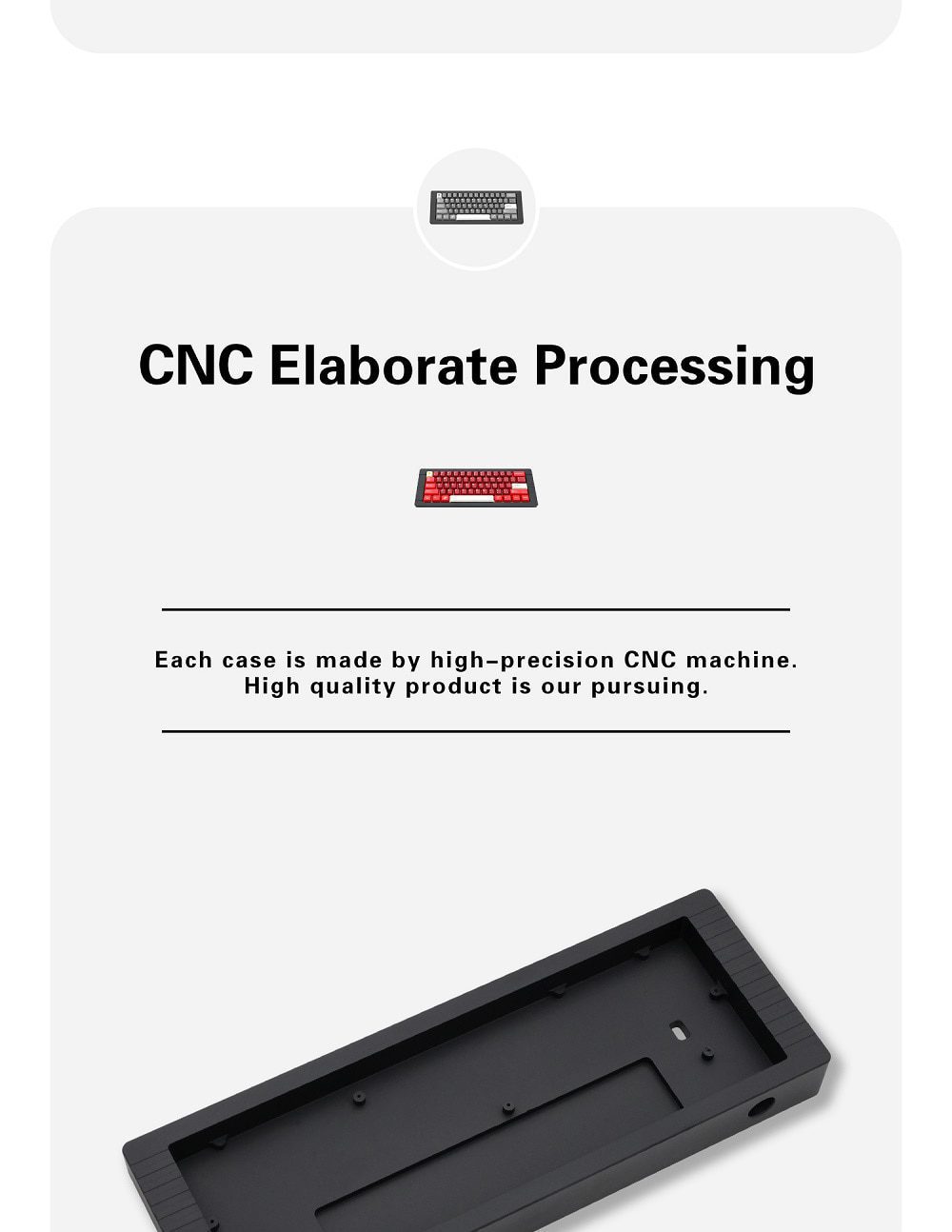 Poseidon PSD60 Defender Case Anodized Aluminium case for custom mechanical keyboard Black Silver Light Grey for gh60 xd60 xd64 Poseidon PSD60 Defender Case Anodized Aluminium case for custom mechanical keyboard Black Silver Light Grey for gh60 xd60 xd64