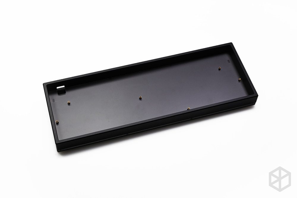 Anodized Aluminium 3 layers acclive angle case for custom mechanical keyboard black siver grey colorway for gh60 xd60 xd64 Anodized Aluminium 3 layers acclive angle case for custom mechanical keyboard black siver grey colorway for gh60 xd60 xd64