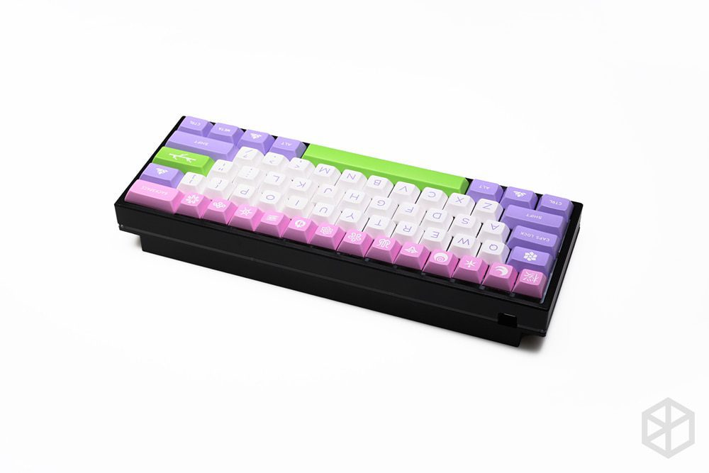 Anodized Aluminium 3 layers acclive angle case for custom mechanical keyboard black siver grey colorway for gh60 xd60 xd64 Anodized Aluminium 3 layers acclive angle case for custom mechanical keyboard black siver grey colorway for gh60 xd60 xd64