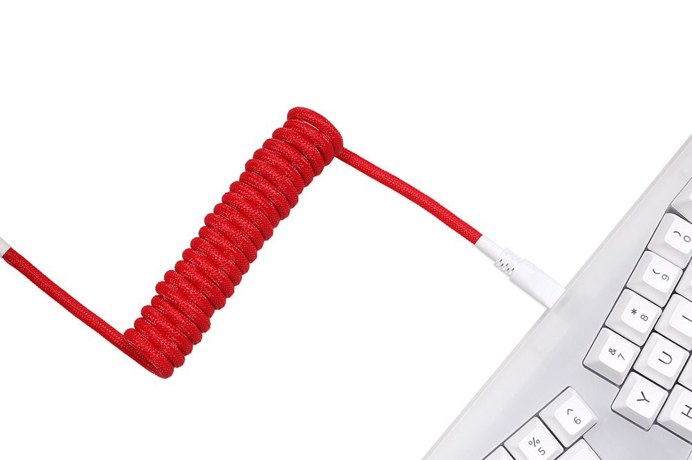 GKs Space Cable Aviator Custom usb c port coiled Cable wire for Mechanical Keyboard USB cable type c USB Blue Purple Red Black GKs Space Cable Aviator Custom usb c port coiled Cable wire for Mechanical Keyboard USB cable type c USB Blue Purple Red Black