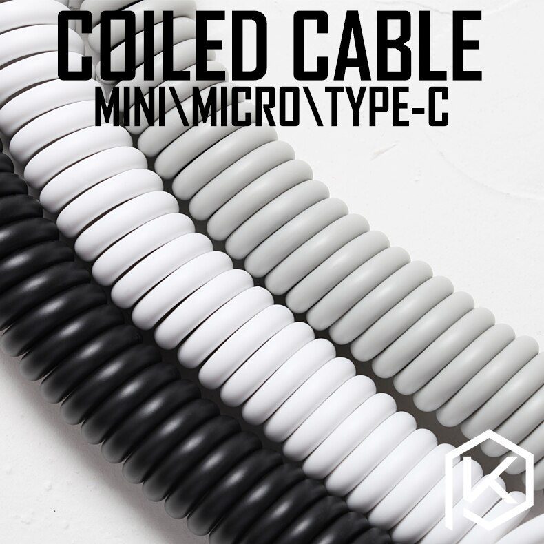 V2 coiled Cable wire Mechanical Keyboard GH60 USB cable mini micro type c USB port for poker 2 xd64 xd75 xd96 mobile phone V2 coiled Cable wire Mechanical Keyboard GH60 USB cable mini micro type c USB port for poker 2 xd64 xd75 xd96 mobile phone