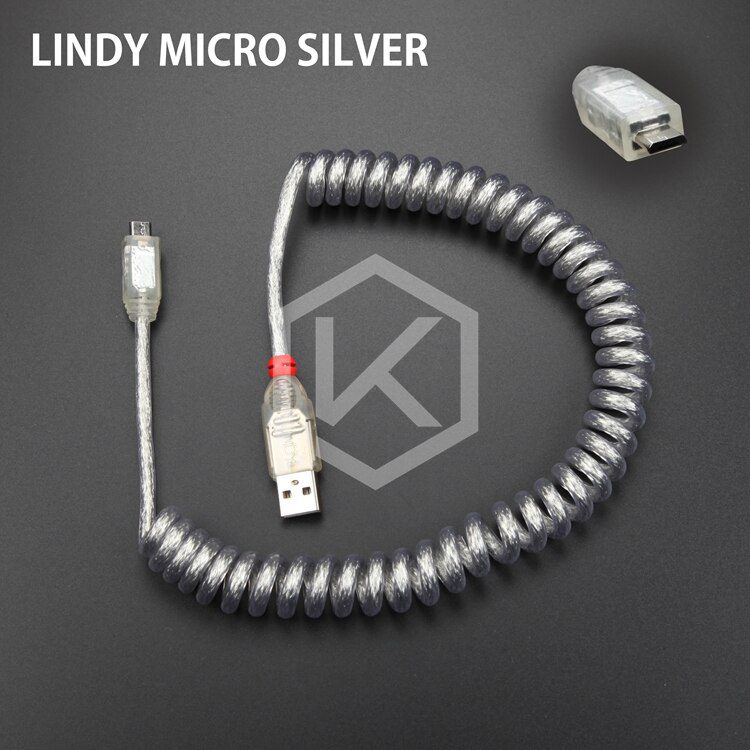 LINDY Cable wire Mechanical Keyboard GH60 USB cable mini USB port for poker 2 GH60 keyboard kit DIY
