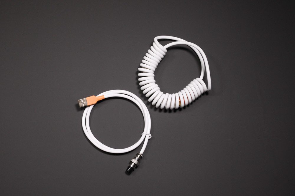 mStone Space Cable Aviator Custom usb c port type c coiled Cable wire for Mechanical Keyboard GH60 USB cable PU material mStone Space Cable Aviator Custom usb c port type c coiled Cable wire for Mechanical Keyboard GH60 USB cable PU material